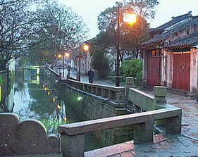 Вечер на канале в Сучжоу